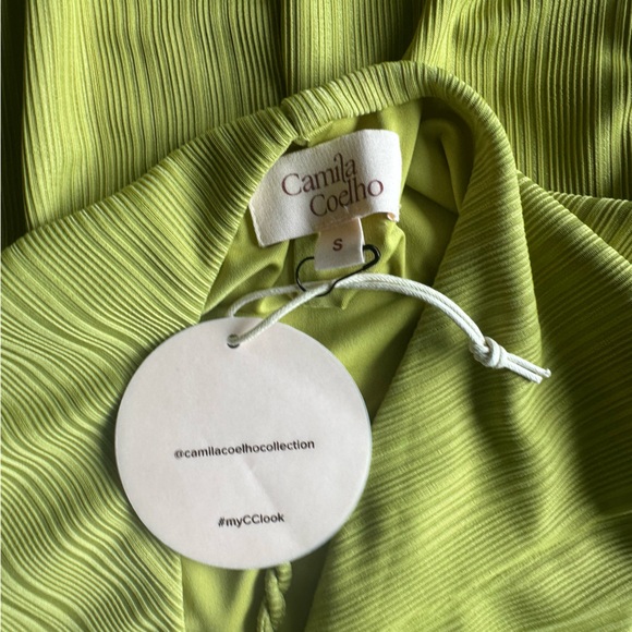 Shelly Midi Dress Camila Coelho in Yellow Green - Picture 6 of 8